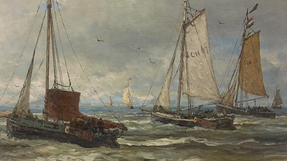 Schilder van de Noordzee