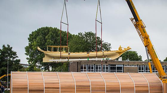 Koningssloep terug bij museum