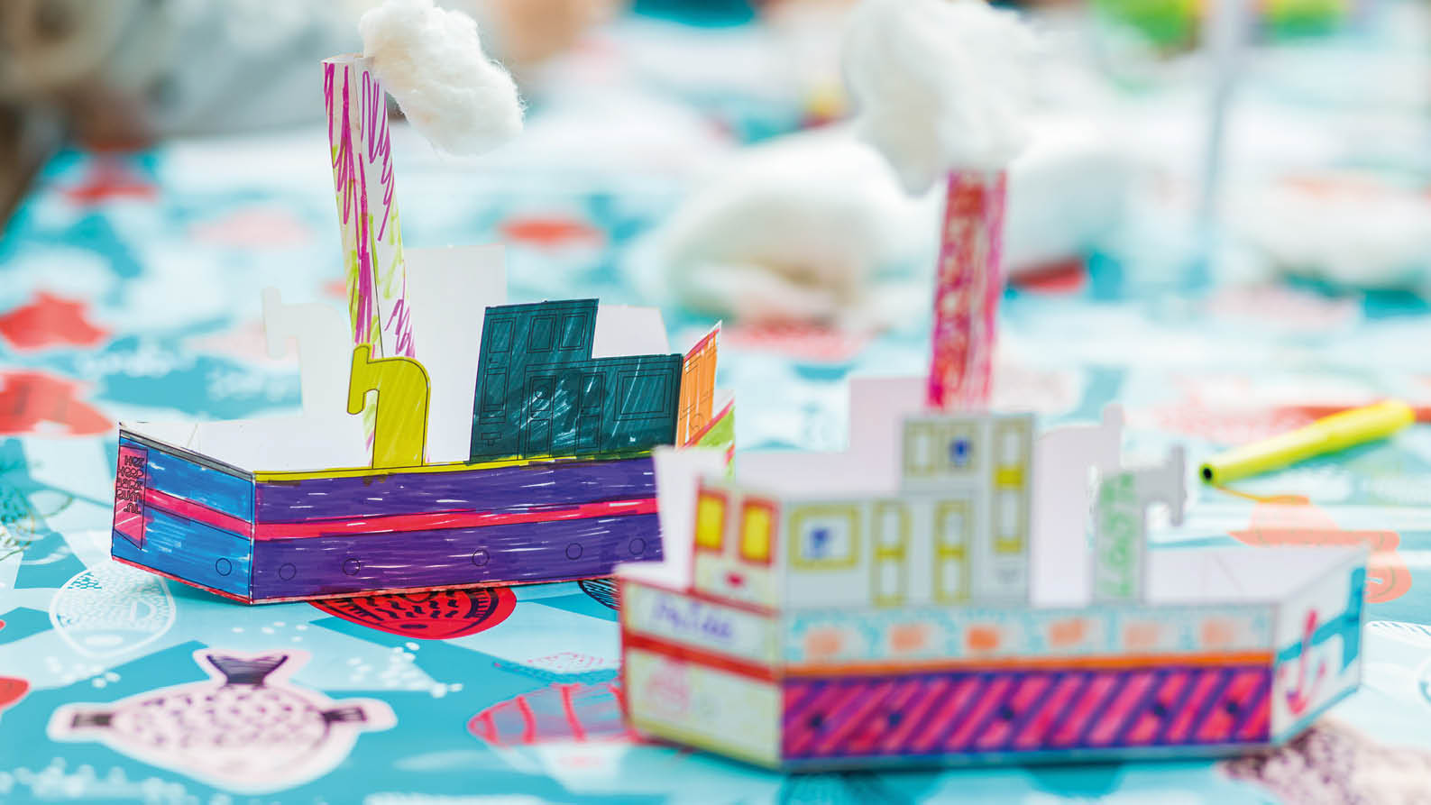 Kleuterprogramma: Knutsel je eigen havenbootje (3+)