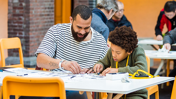 Kids Vakantie- werkplaats - Maak een 3D-schilderij (6-12 jaar)