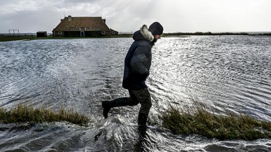 strijd om het ijs en rijzend water