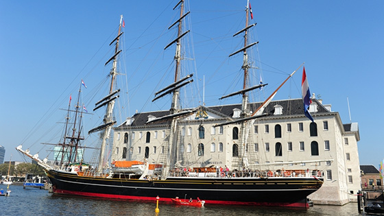 bezoek clipper Stad Amsterdam