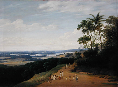 Een Braziliaans landschap, Frans Post, circa 1650 uit Republiek aan Zee