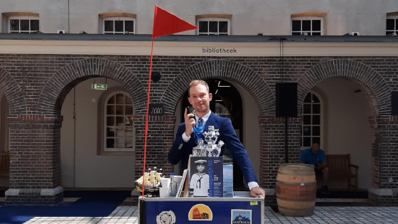 reisleider op locatie