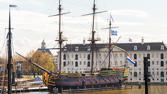 bezoek VOC-schip Amsterdam