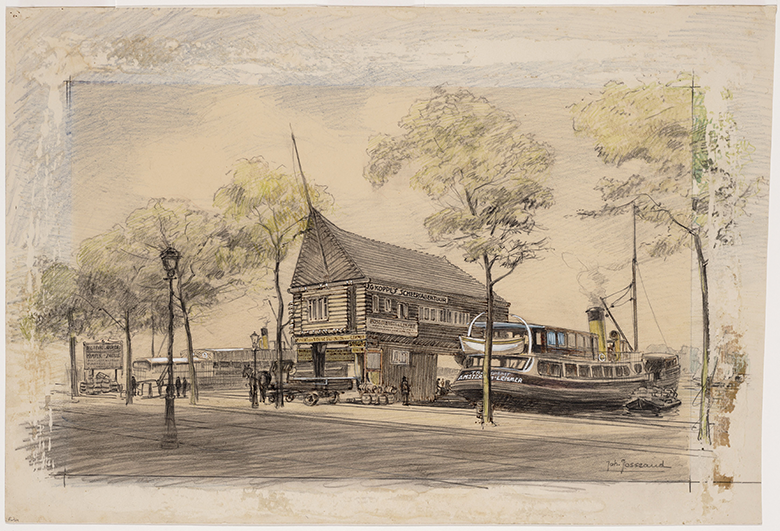 Architect Guillaume la Croix ontwierp het huisje in Amsterdamse schoolstijl