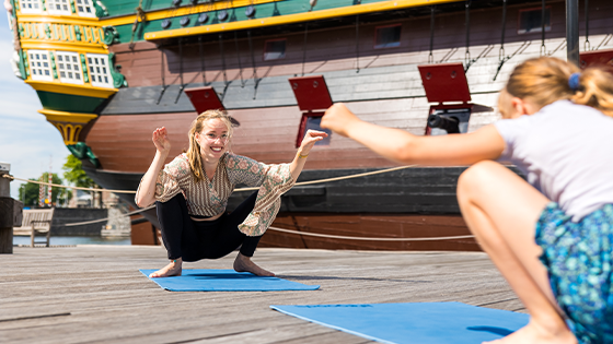 Walvisyoga (kinderen van 2 t/m 8 en ouders/begeleiders)