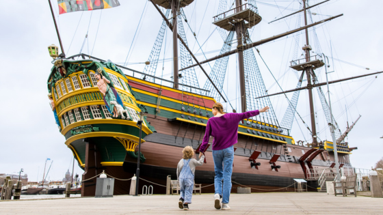 VOC-schip tijdelijk weg voor onderhoud