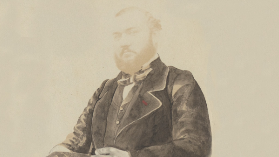 Een magere zwarte schaduw 