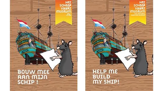 Doe-boekje en speurtocht in het VOC-schip