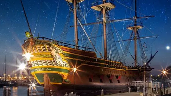 15 mei: Slapen op het VOC-schip