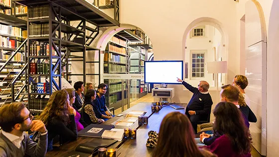 rampspoed in de museumbibliotheek