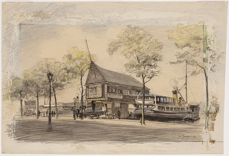 Architect Guillaume la Croix ontwierp het huisje in Amsterdamse schoolstijl