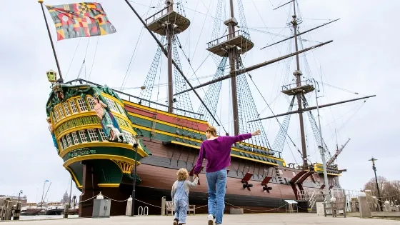 1. Stap aan boord van het VOC schip