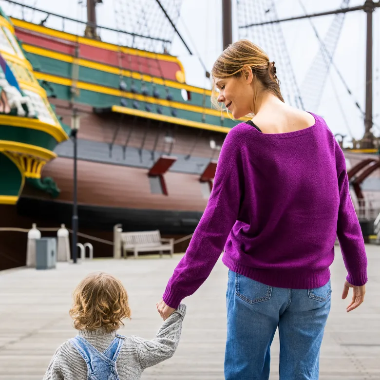 Stap aan boord van het VOC-schip