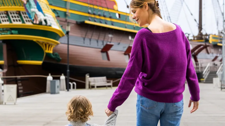 Stap aan boord van het VOC-schip