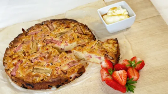 Rabarbercake