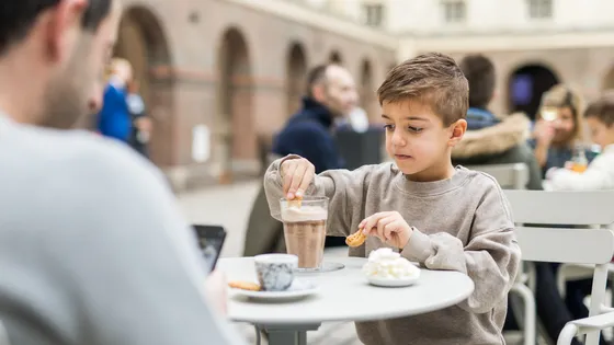 Een pauze op het Open Plein