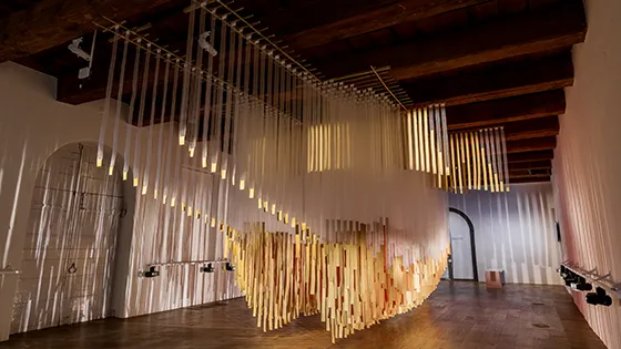 Kunstinstallatie Crimson Gilt